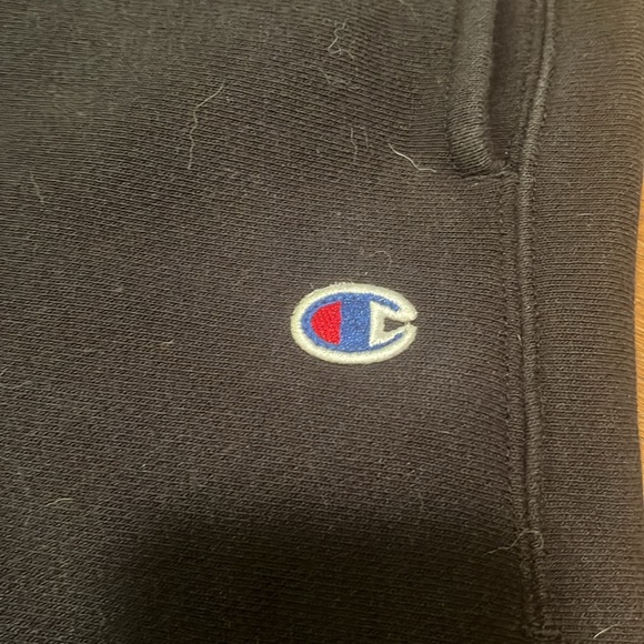 Champion Fleece Black Sweatpants Medium Men’s - Picture 2 of 5